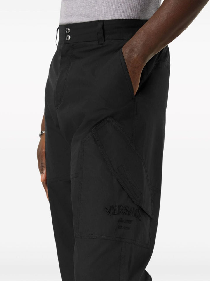 Trousers Versace Trousers Black Brand