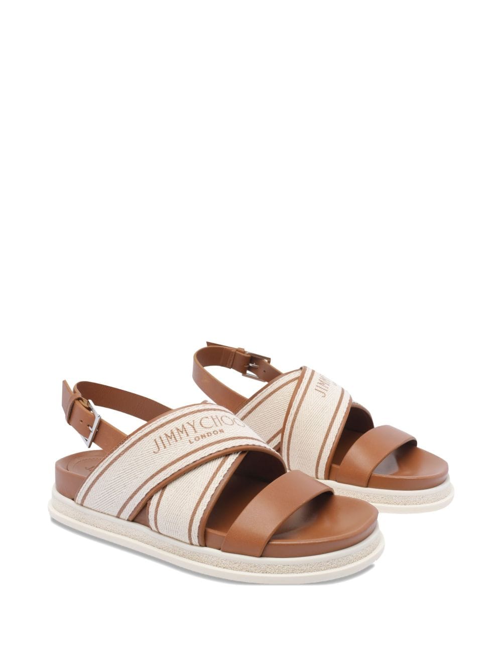 Sandals Jimmy Choo Sandals Leather Brown Brand