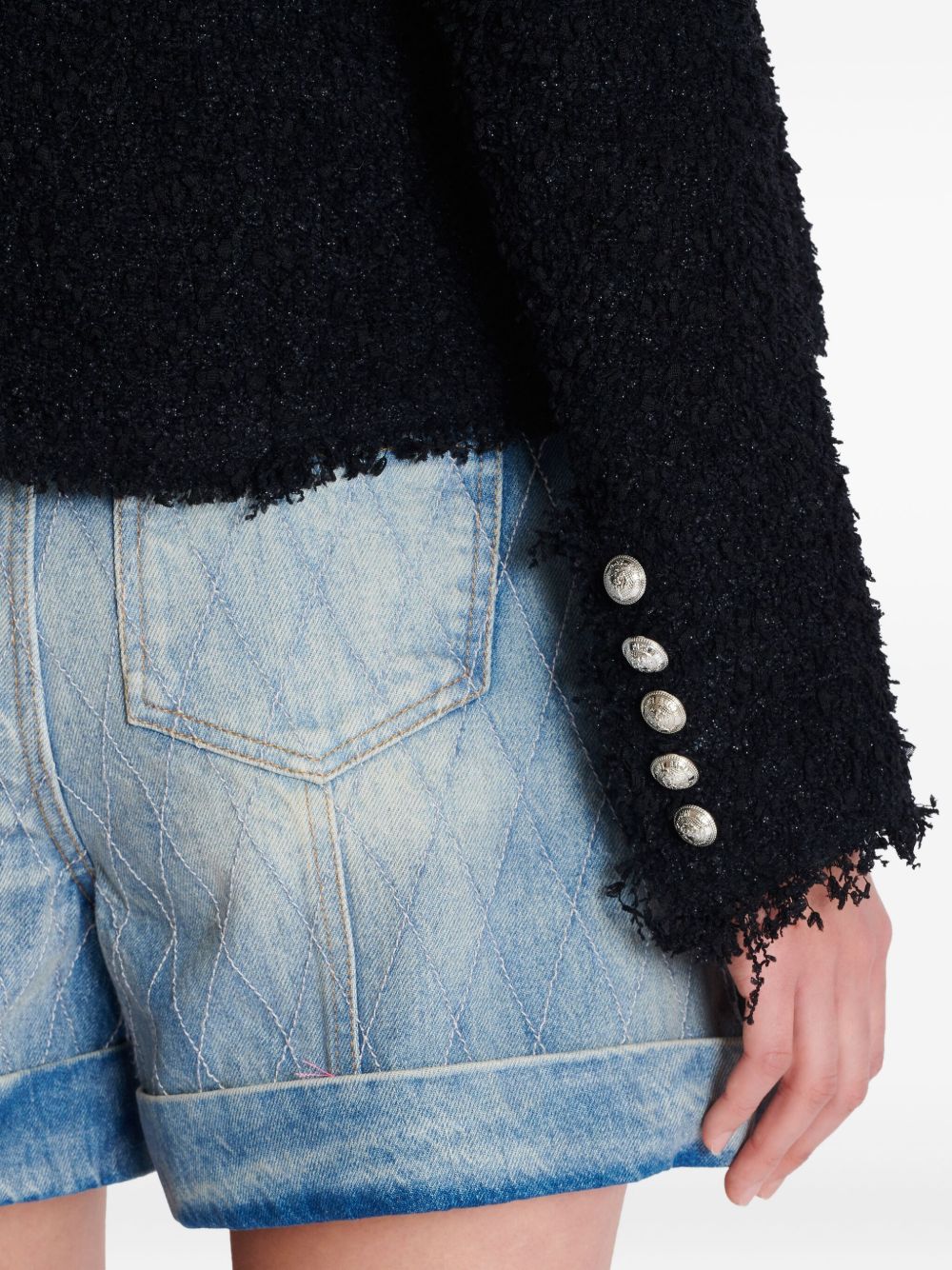 Balmain Jackets Black