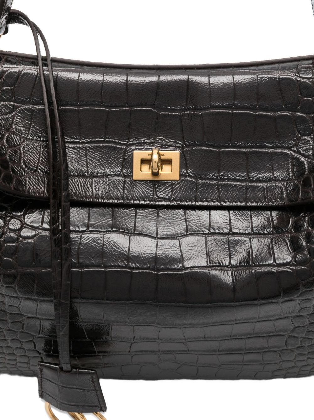 Balenciaga Rodeo Medium Leather Handbag