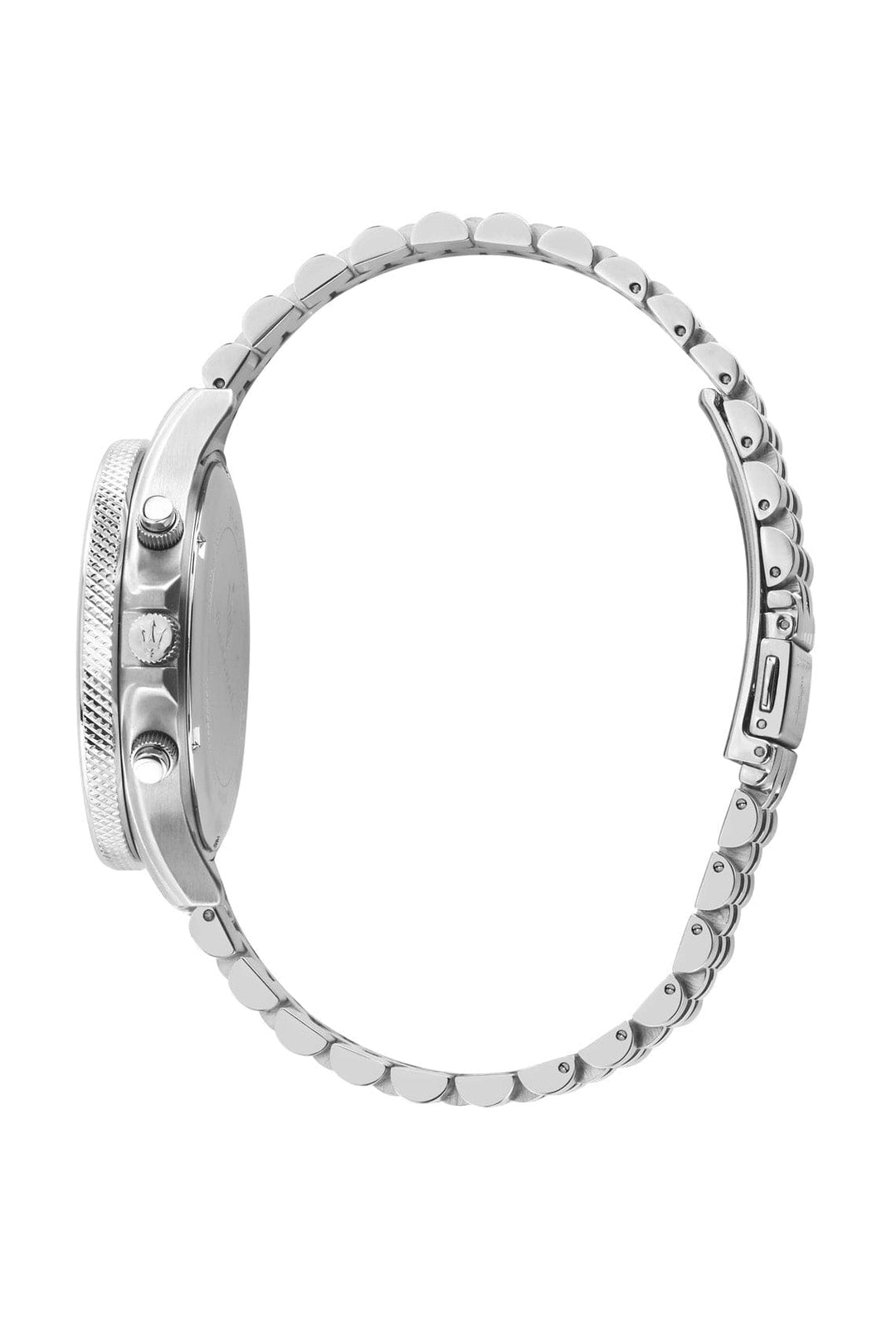 Watch Maserati Sfida Sport 44mm Chrono Blue Dial Stainless Steel Strap Watch Brand