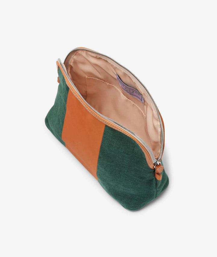 My Style Bags Cosmetic & Toiletry Bags My Style Bags Trousse Stripe - Large in Green My Style Bags Personalised Trousse Stripe - Large in Green Brand