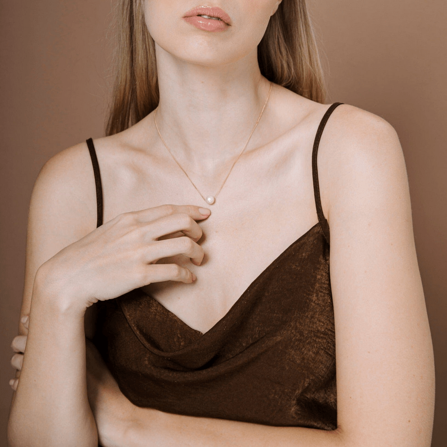 Ikecho Pearl Necklace Amelia Chain Necklace Amelia Chain Necklace Brand