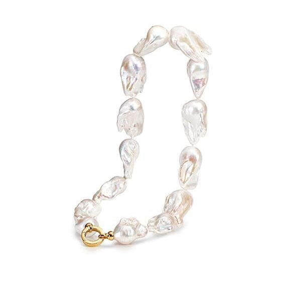 Ikecho Pearl Necklace Pebble Necklace Pebble Necklace Brand