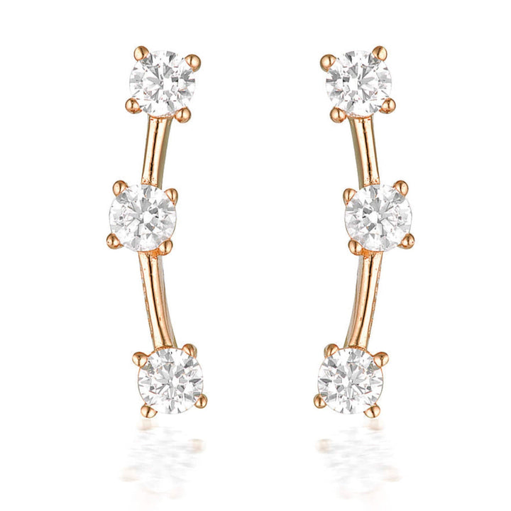 Georgini Earring Georgini Noel Nights Tinsel Earrings Rose Gold Brand