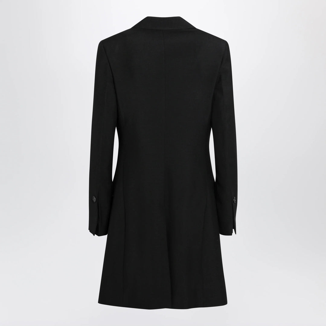 Ferragamo - Black double-breasted wool-blend suit