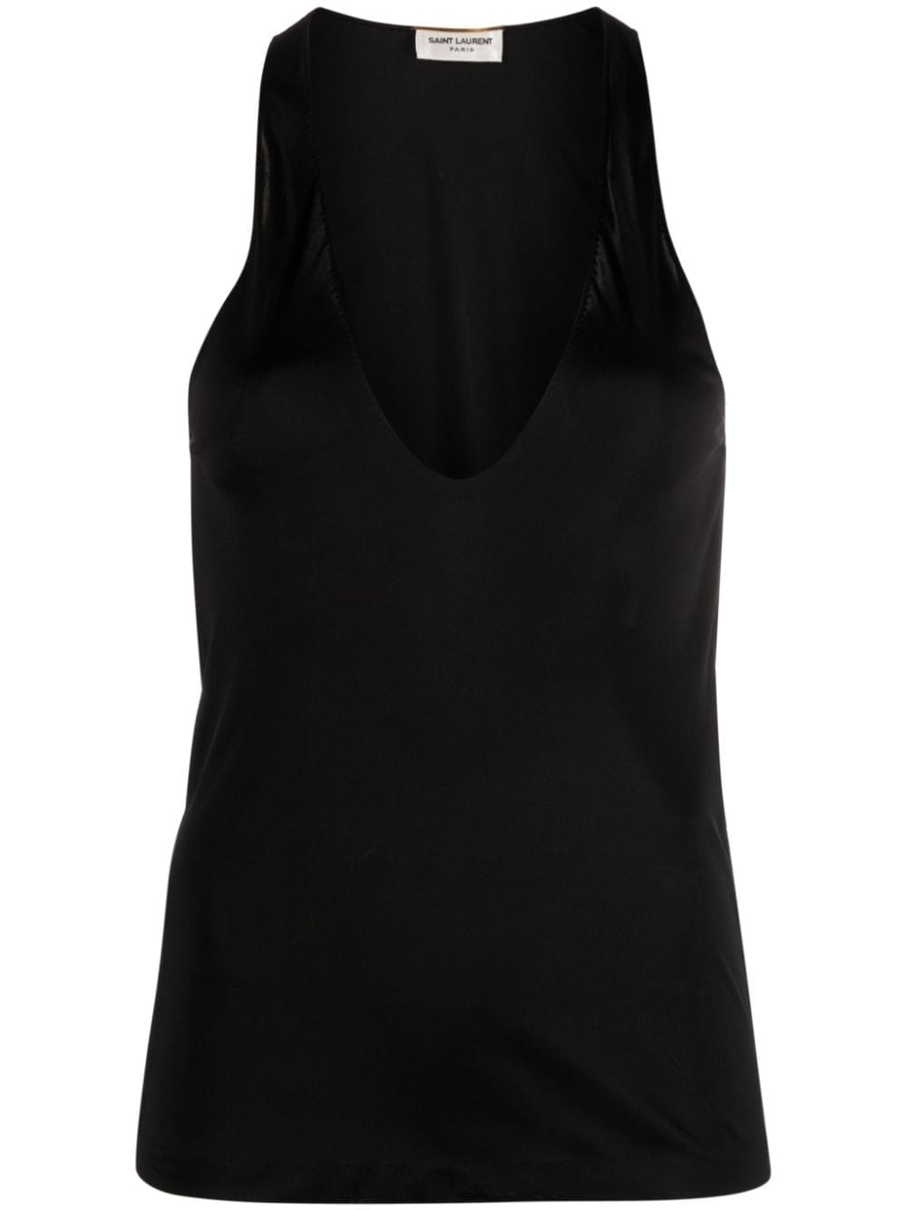 Saint Laurent Black Jersey Top