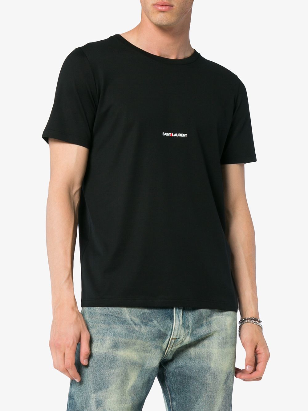 Saint Laurent T-shirts and Polos Black