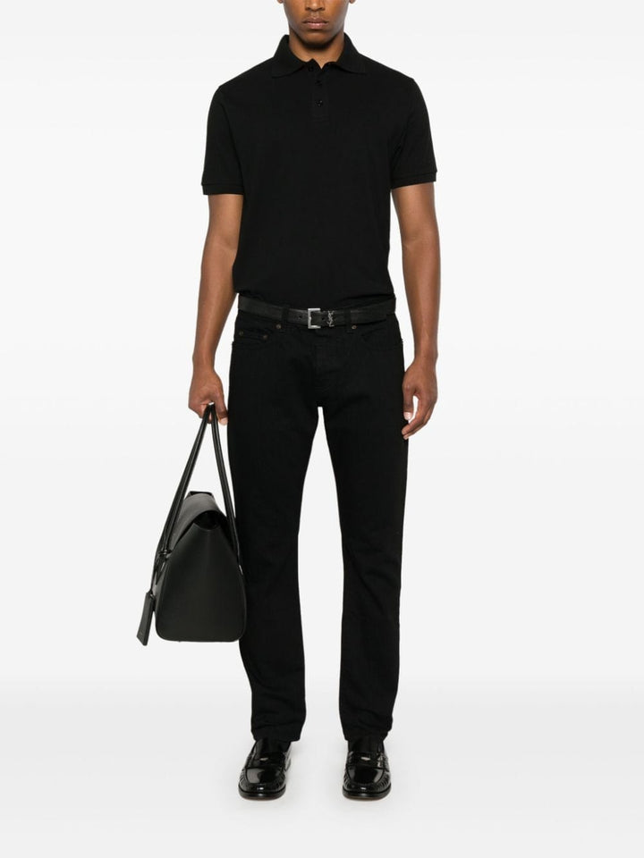 Topwear Saint Laurent  T-shirts and Polos Black Brand