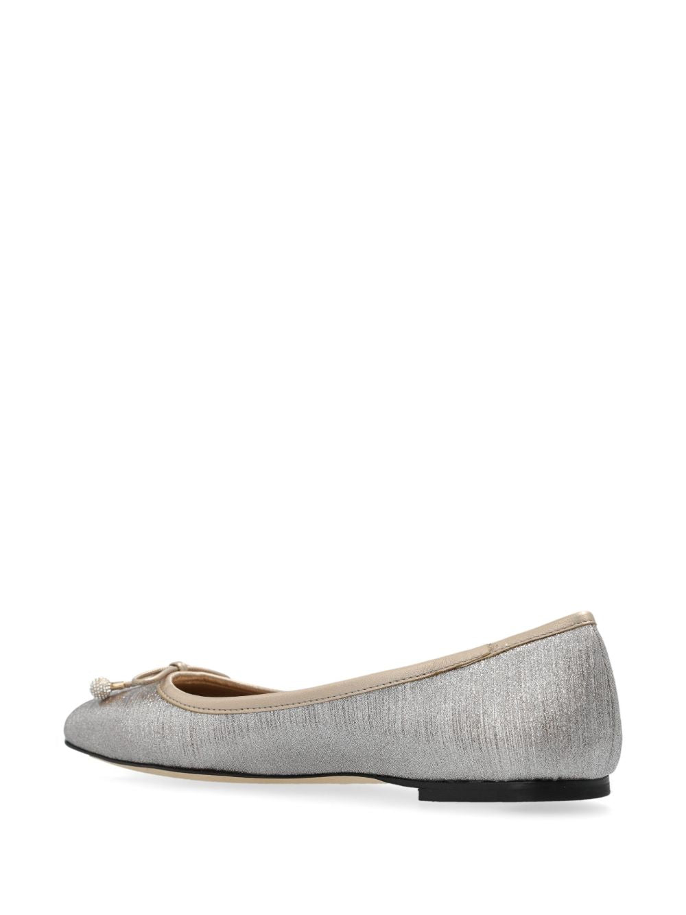 Jimmy Choo Flat shoes Silver Bow