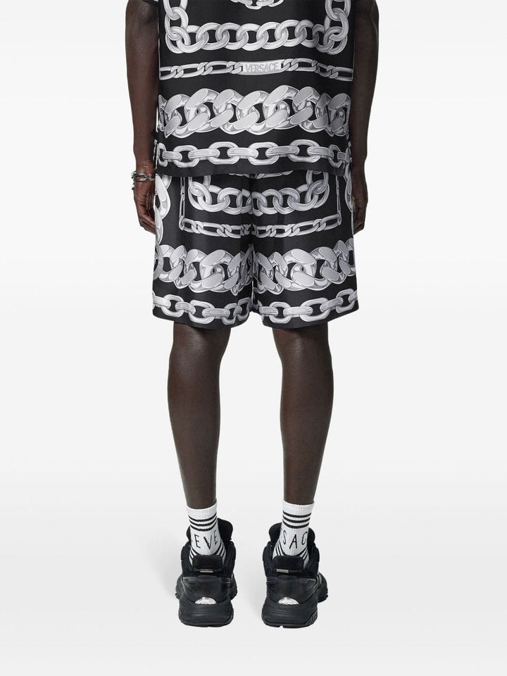 Short trousers Versace Shorts Black Brand