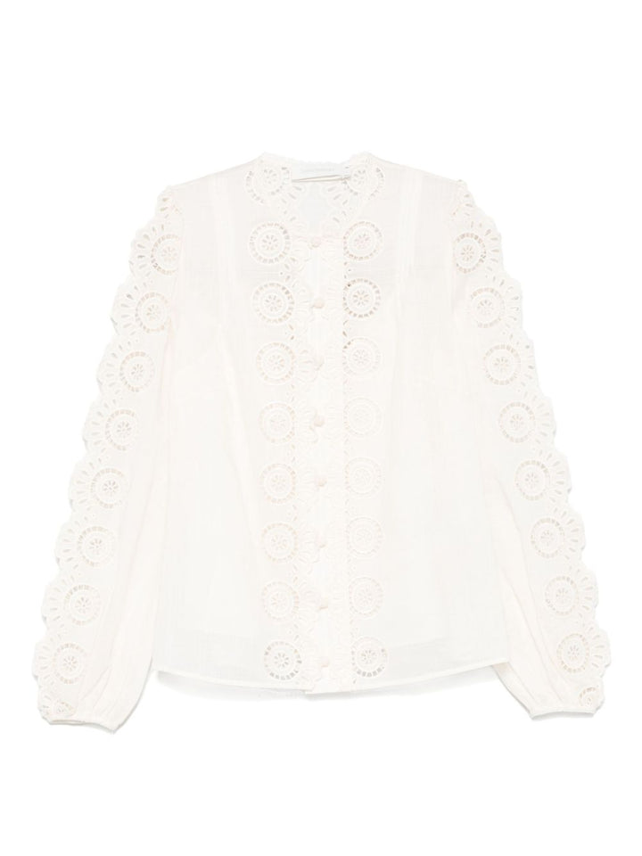 Zimmermann Shirts Ivory