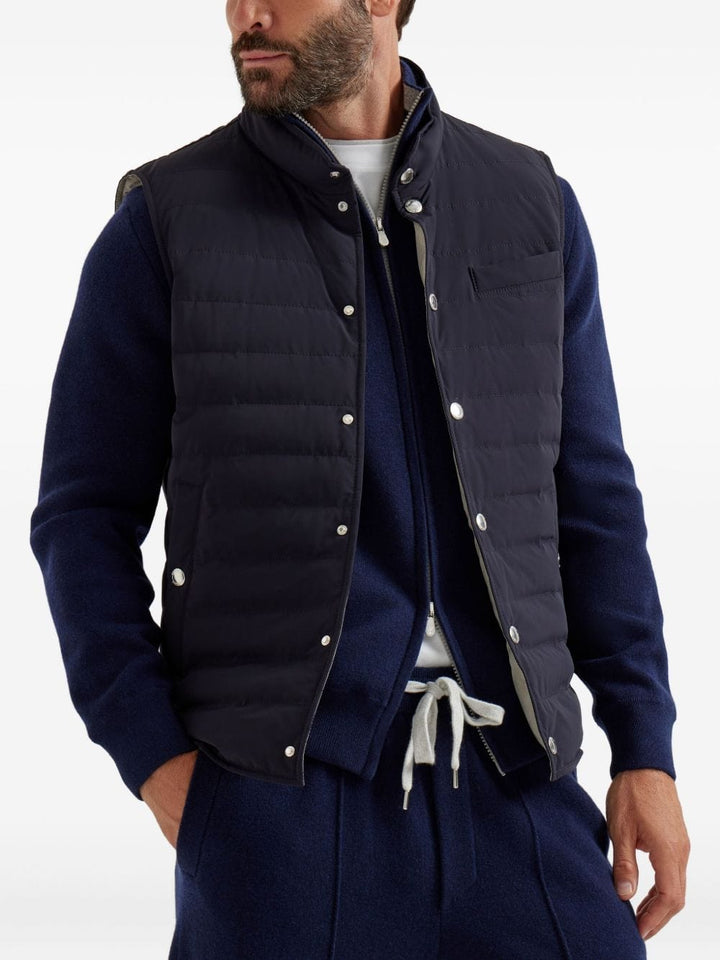 Vests M Brunello Cucinelli Jackets Blue Brand