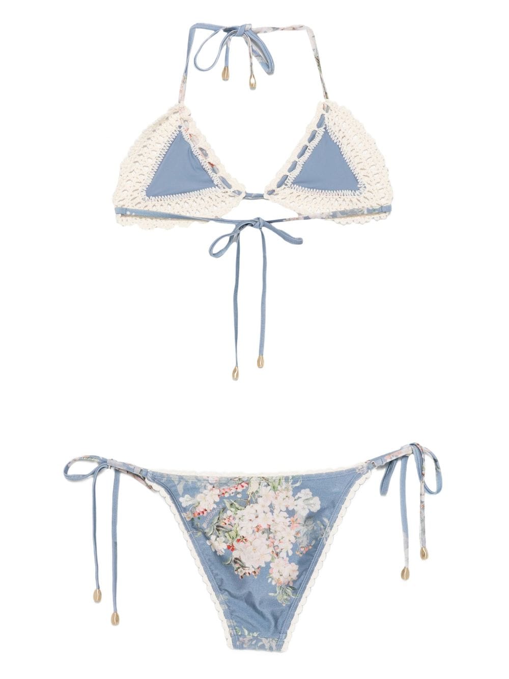 Beachwear & underwear Zimmermann Sea clothing Clear Blue Brand