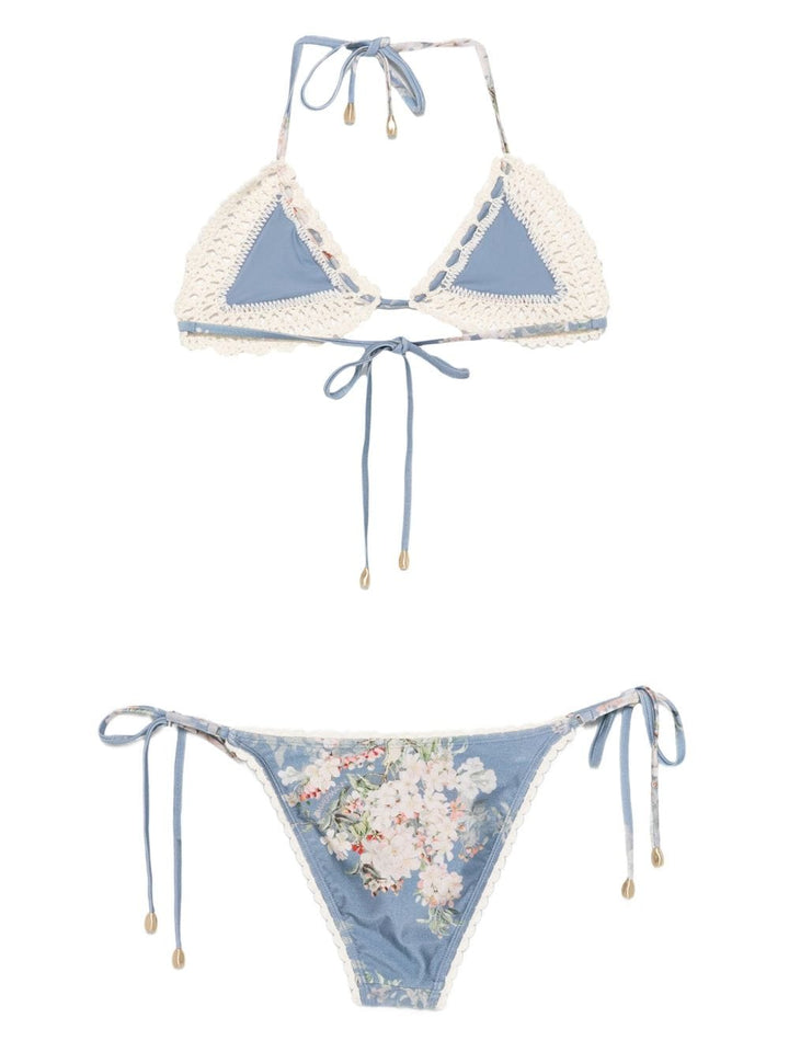Beachwear & underwear Zimmermann Sea clothing Clear Blue Brand