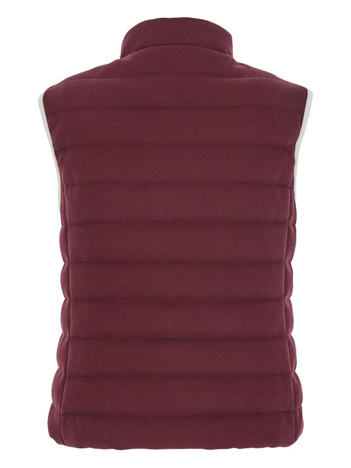 Vests 40 Brunello Cucinelli Jackets Bordeaux Brand