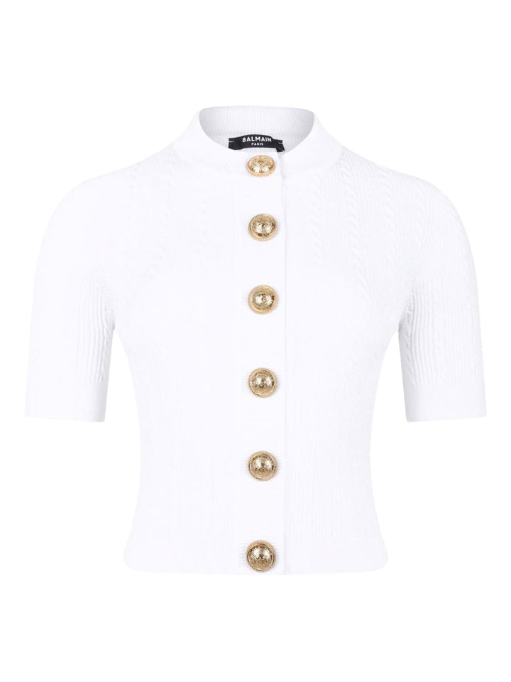 Topwear Balmain Sweaters White Brand