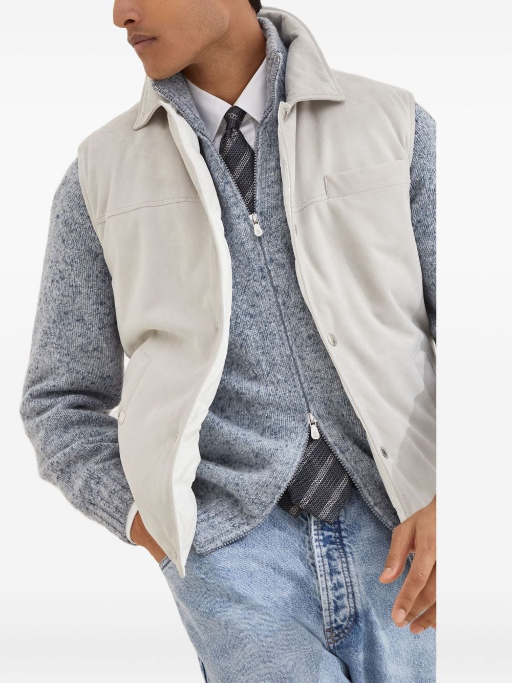 Vests Brunello Cucinelli Jackets White Brand