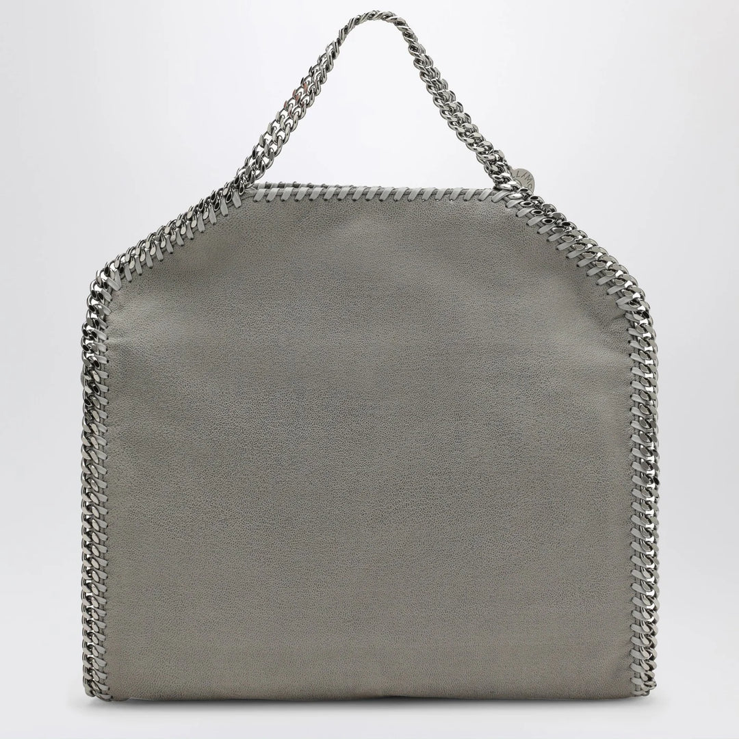 Stella McCartney - Light grey Falabella Fold Over tote bag