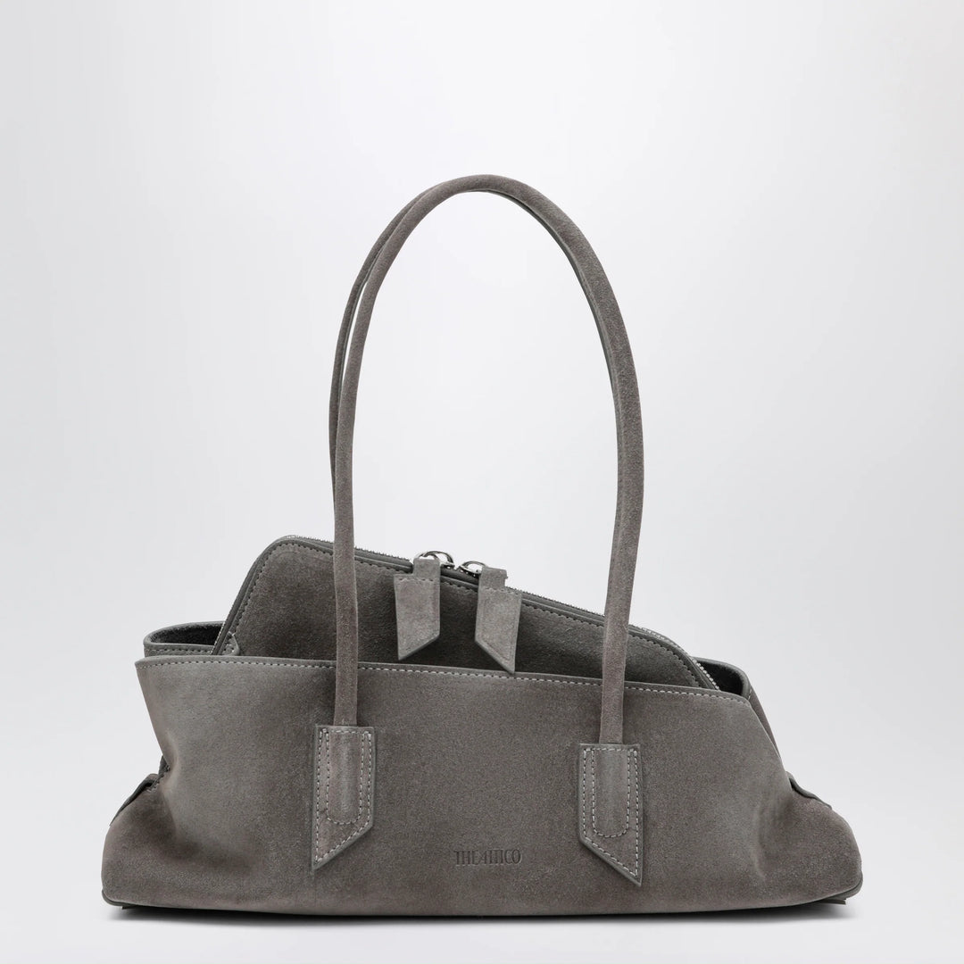 The Attico - La Passeggiata Small bag in grey suede