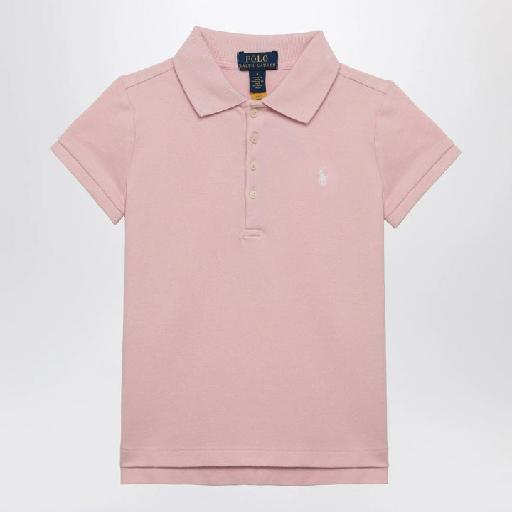 Polo Ralph Lauren - Pink cotton polo shirt with logo