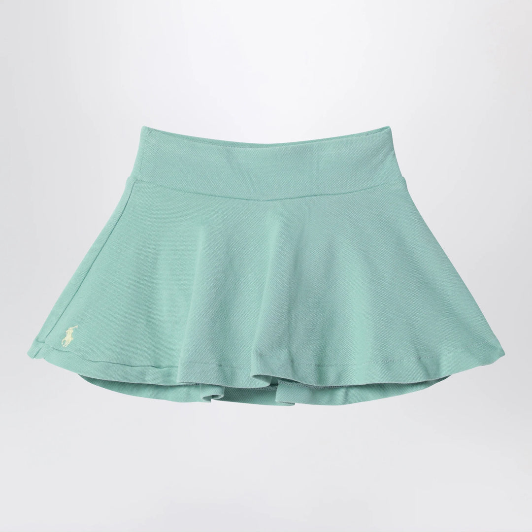 Polo Ralph Lauren - Aquamarine cotton mini skirt