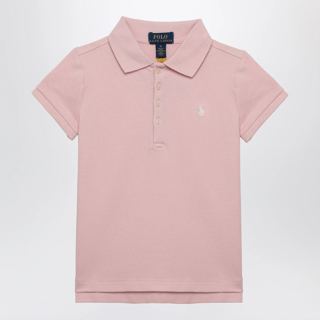 Polo Ralph Lauren - Pink cotton polo shirt with logo