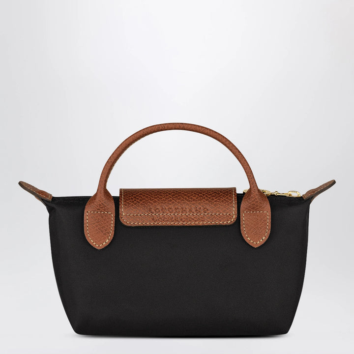 Longchamp - Le Pliage Original Pebble clutch bag black