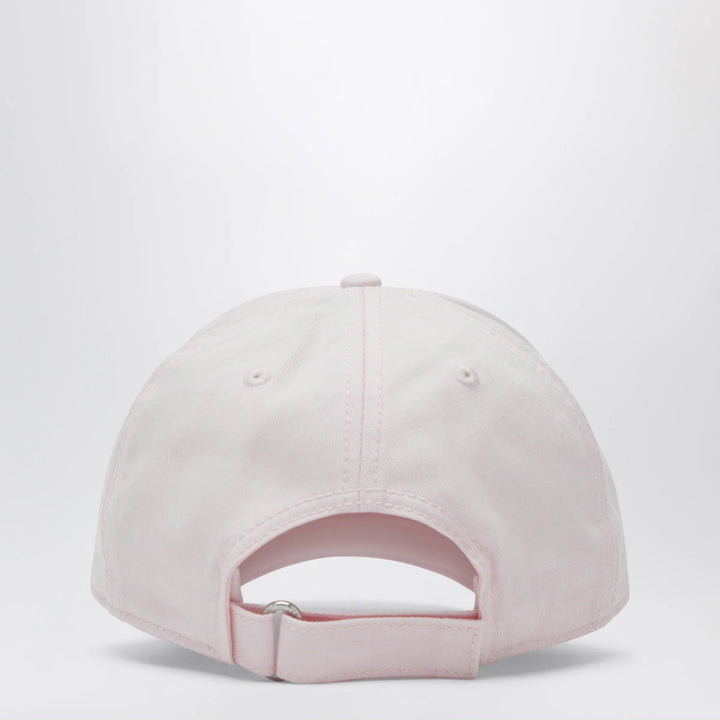 Moncler - Pink baseball cap with logo patch