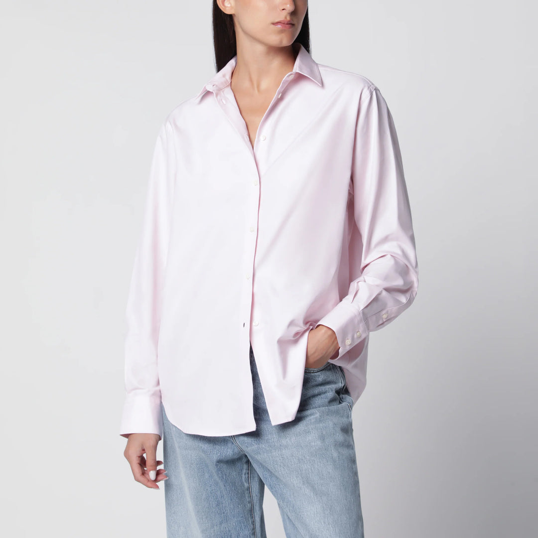Róhe - Pink Cotton Button-Down Shirt
