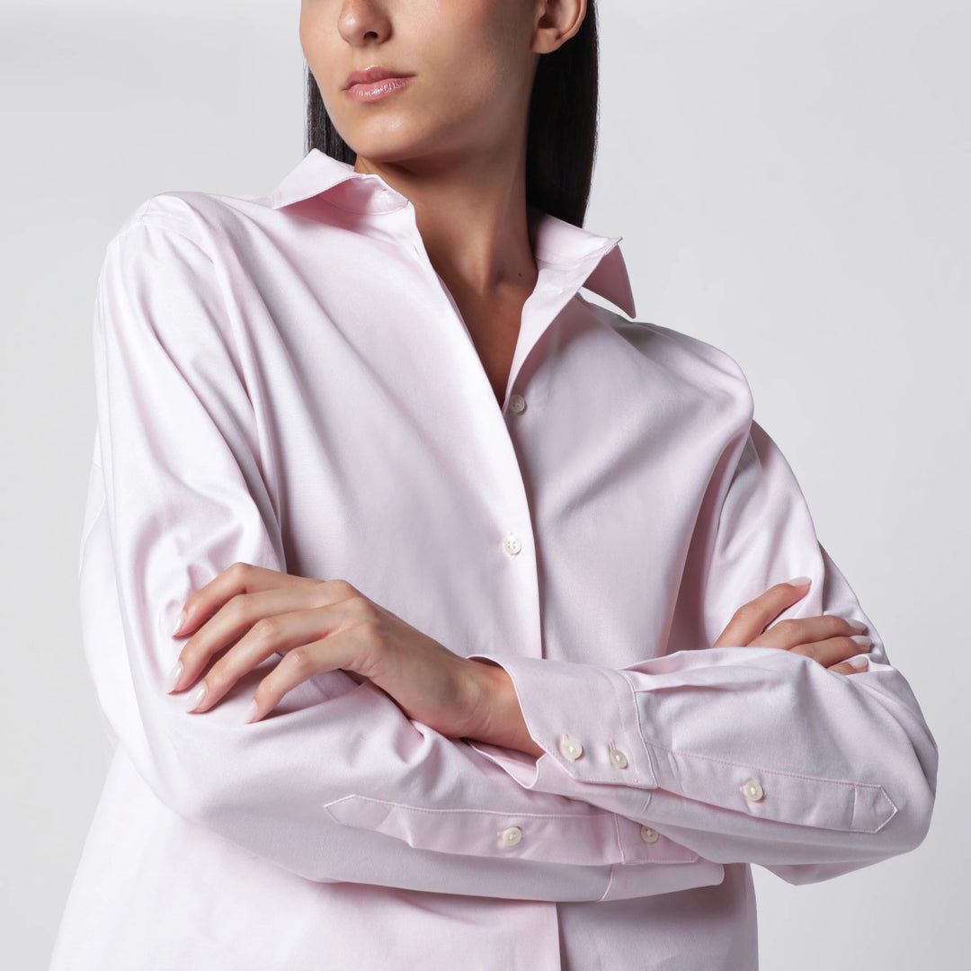 Róhe - Pink Cotton Button-Down Shirt