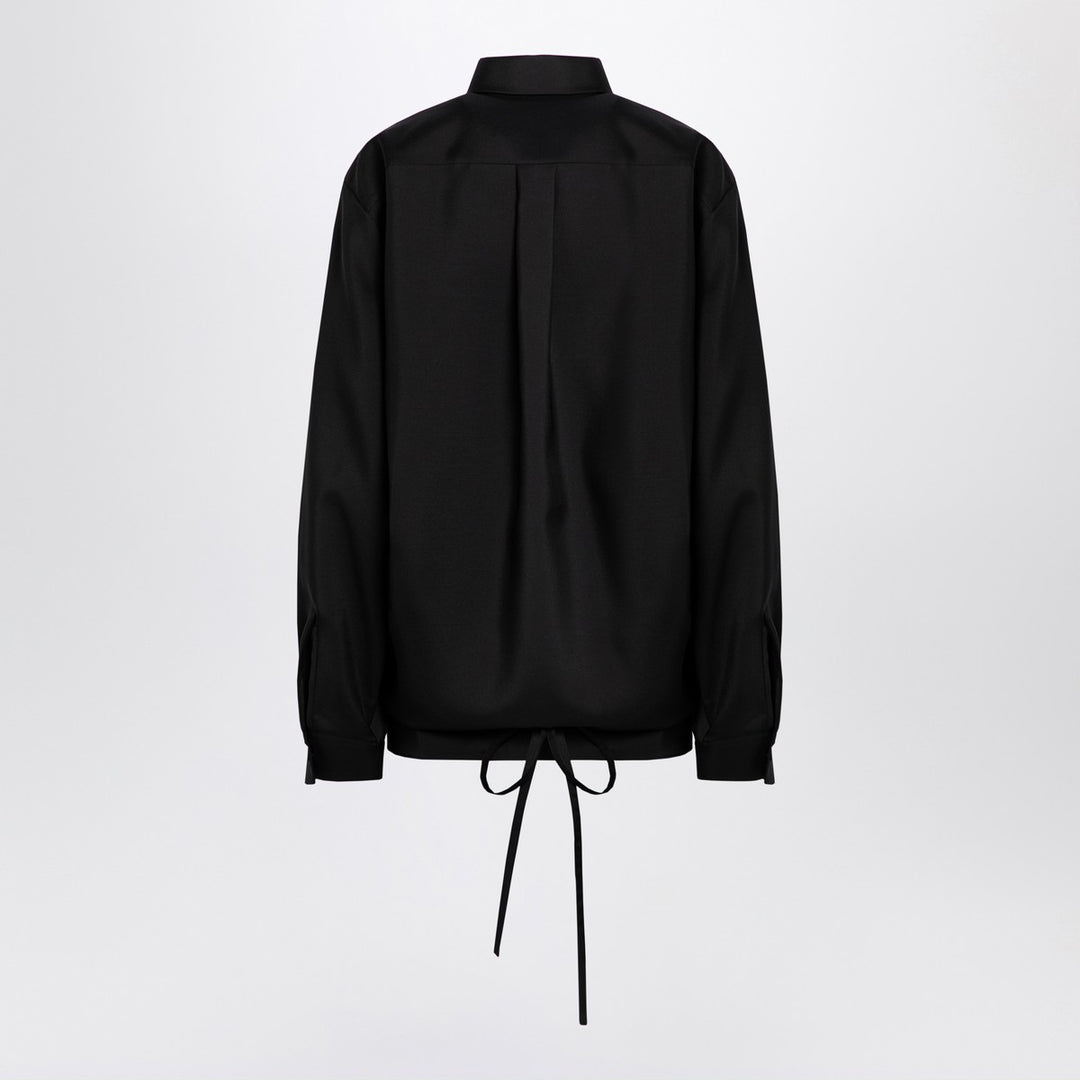Valentino Black shirt with drawstring