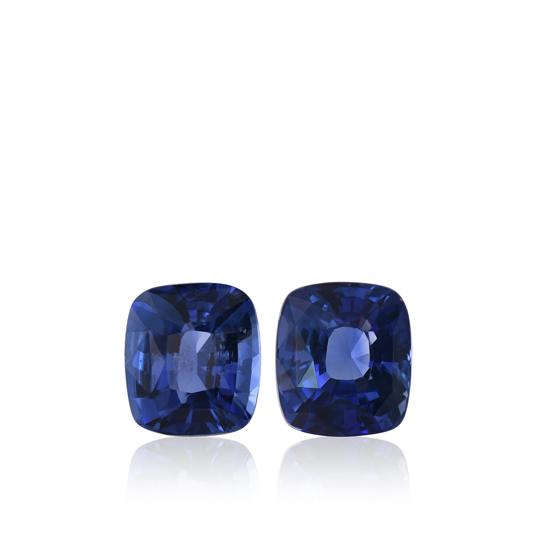 6.64 Carat Blue SRI LANKA Cushion Sapphire GIA