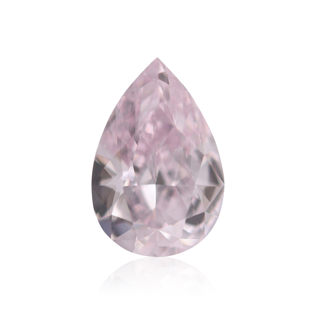 0.31 Carat Fancy Purplish Pink Pear Diamond SI1 GIA