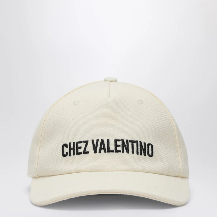 Valentino Garavani - Chez Valentino ivory baseball cap