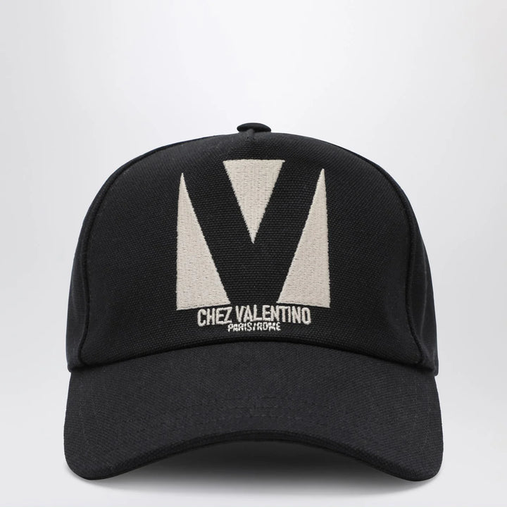 Valentino Garavani - Chez Valentino black baseball cap