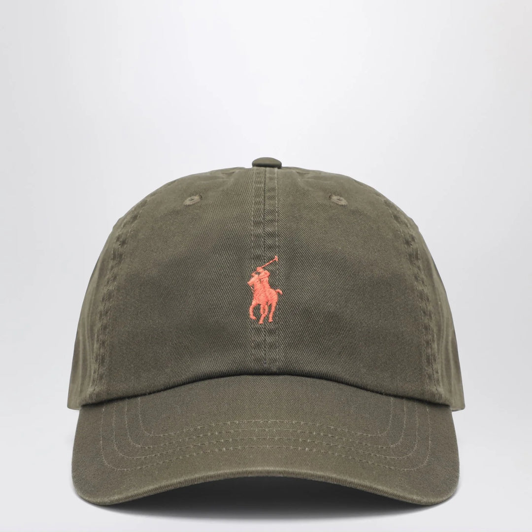 Polo Ralph Lauren - Olive green baseball cap with logo