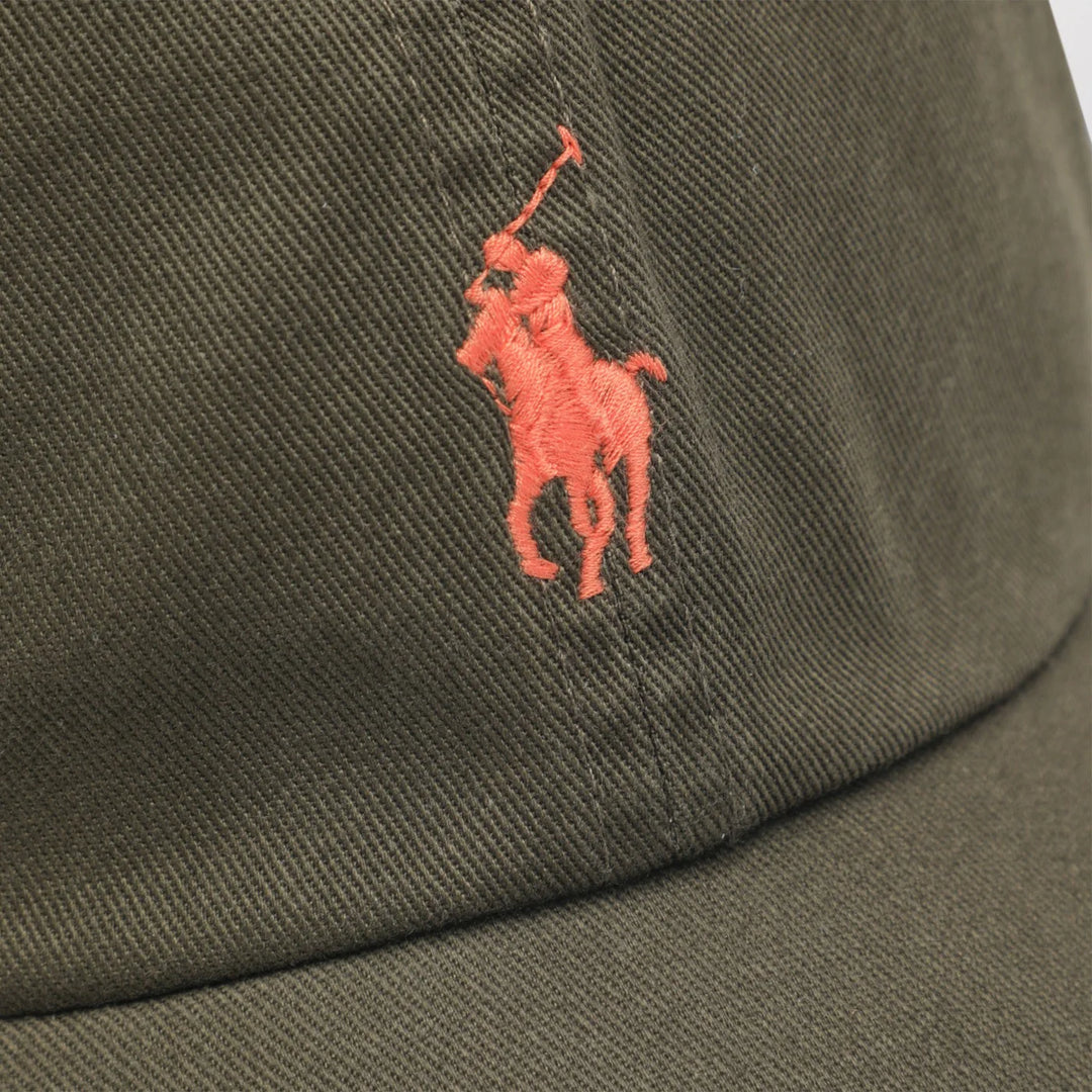 Polo Ralph Lauren - Olive green baseball cap with logo