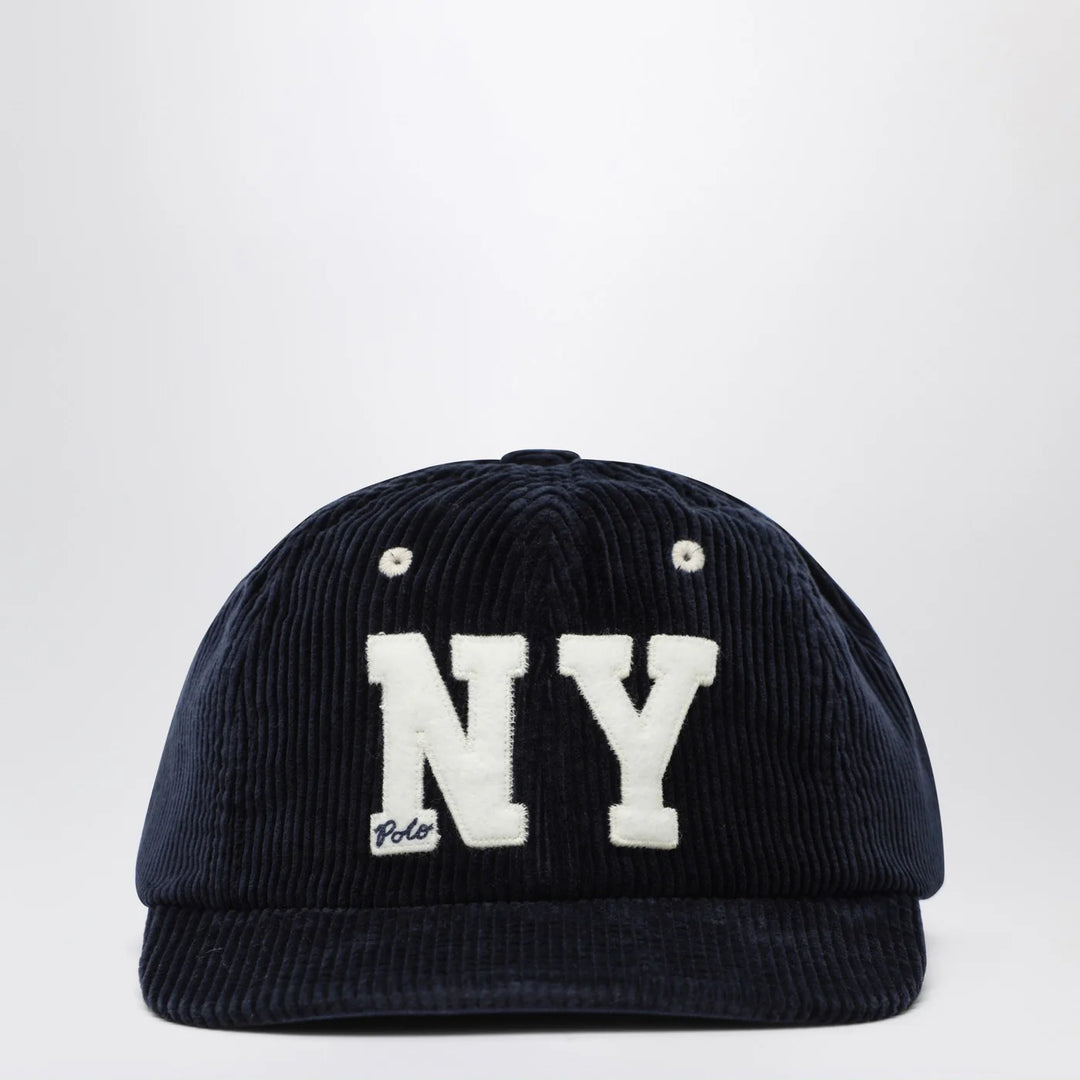Polo Ralph Lauren - Blue corduroy baseball cap