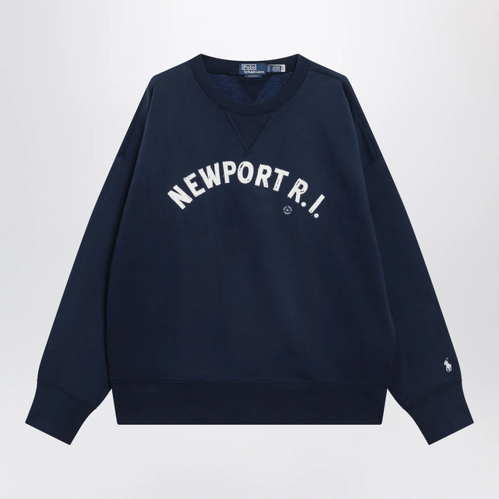 Polo Ralph Lauren - Navy sweatshirt with embroidery Vintage-Fit