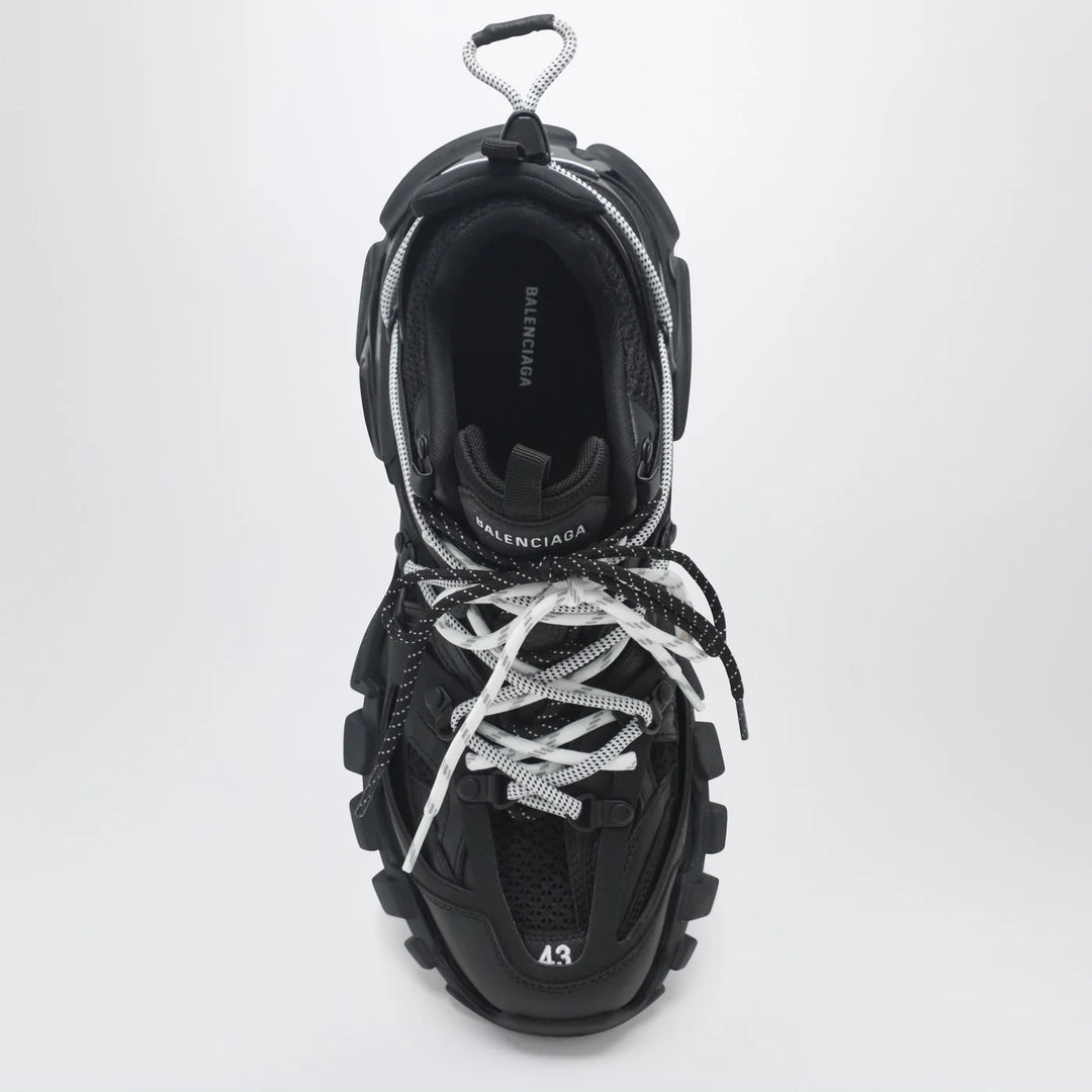 Balenciaga - Low Track Sneakers in black and white