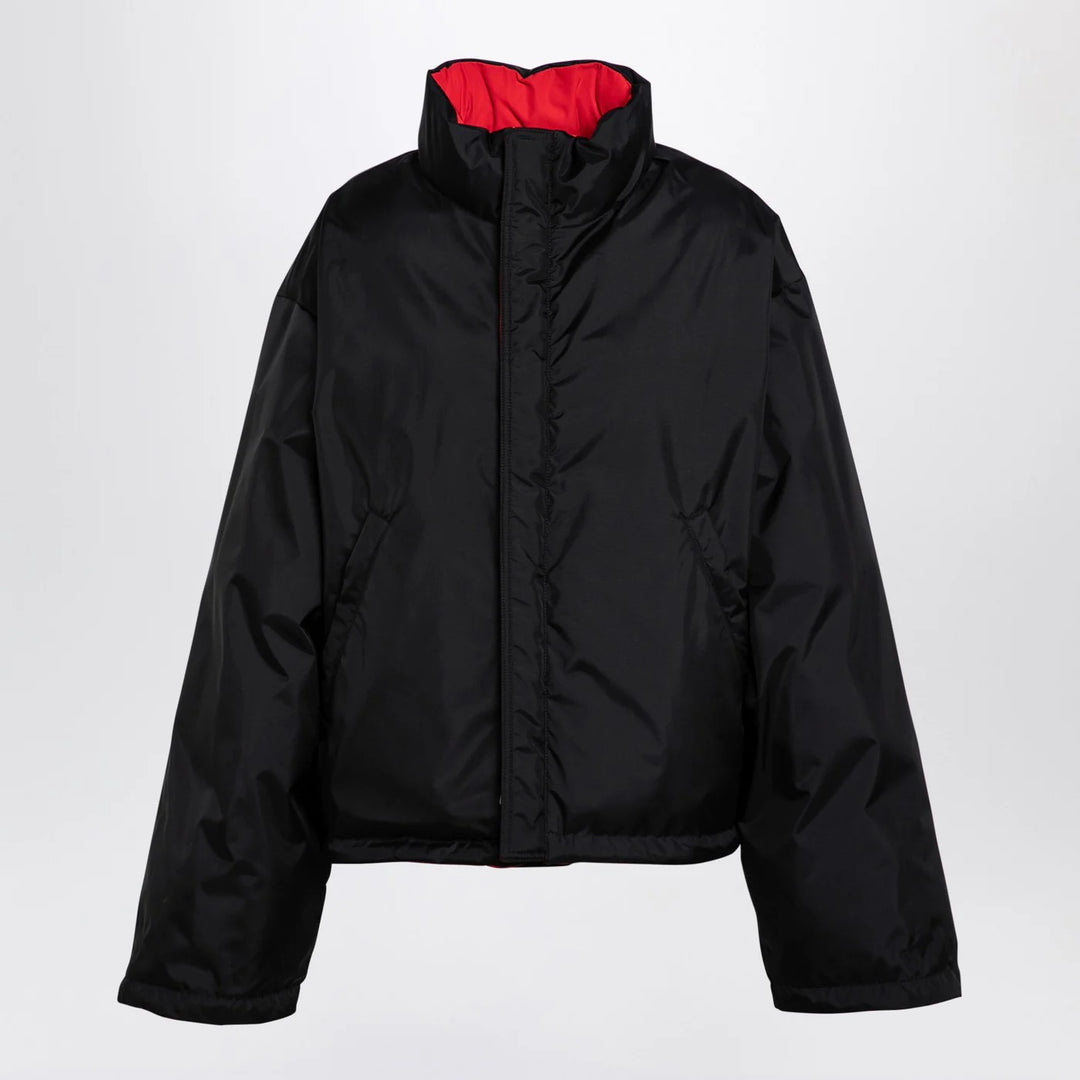 Balenciaga - Reversible red and black down jacket in technical twill