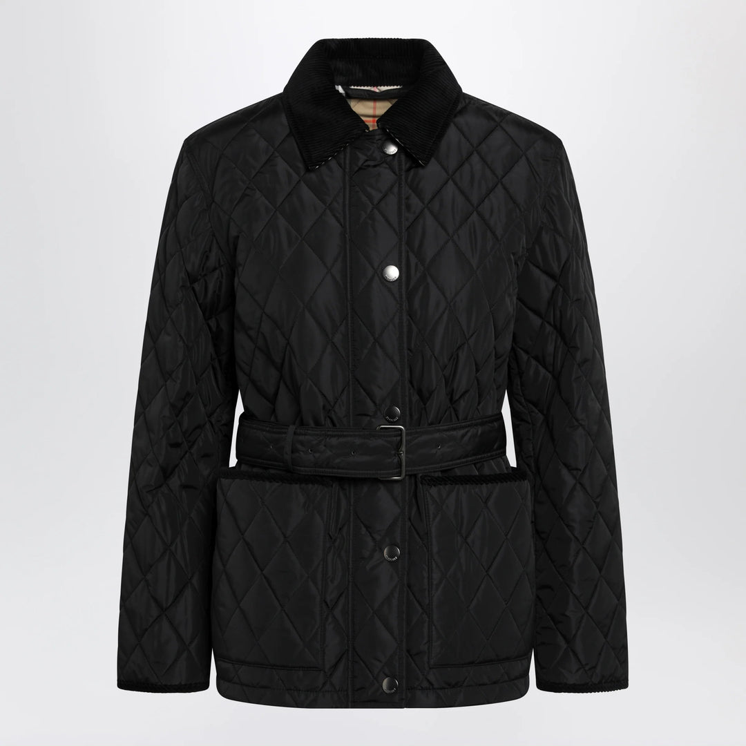 Burberry - Black quilted nylon jacket