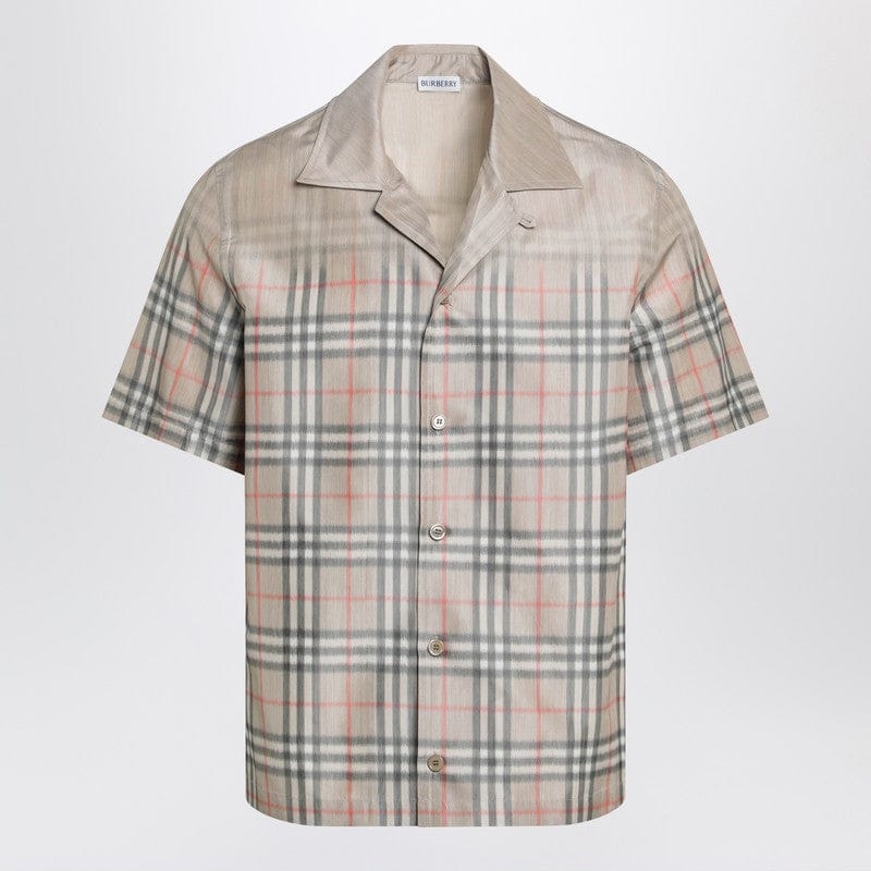 Shirts & Tops Burberry - Beige shirt with shaded Check pattern - XXL Brand