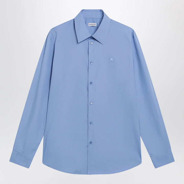 Burberry - Cornflower blue cotton poplin shirt