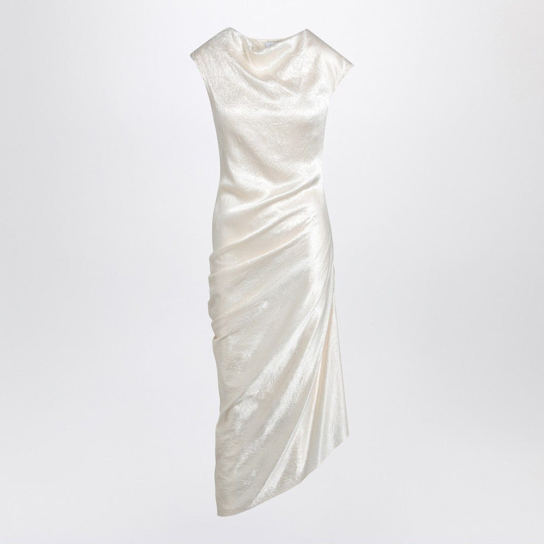 Dresses Alexander McQueen Ivory asymmetrical draped dress Brand