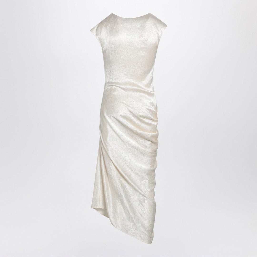 Dresses Alexander McQueen Ivory asymmetrical draped dress Brand