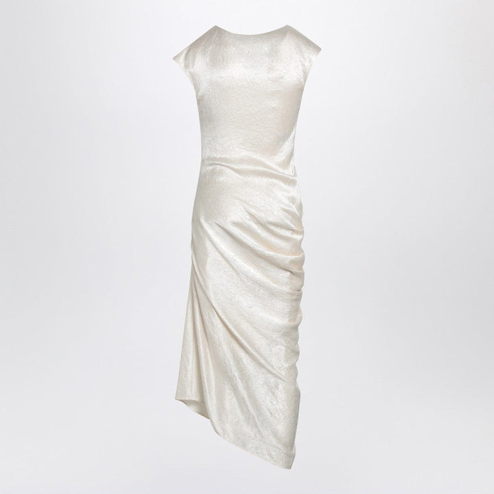 Dresses Alexander McQueen Ivory asymmetrical draped dress Brand