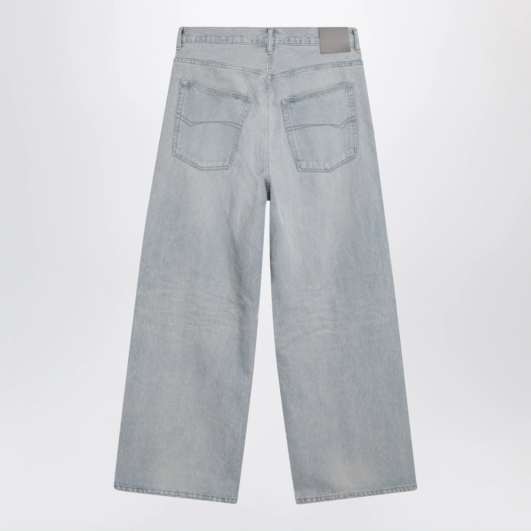 Balenciaga - Light blue wide-leg denim jeans