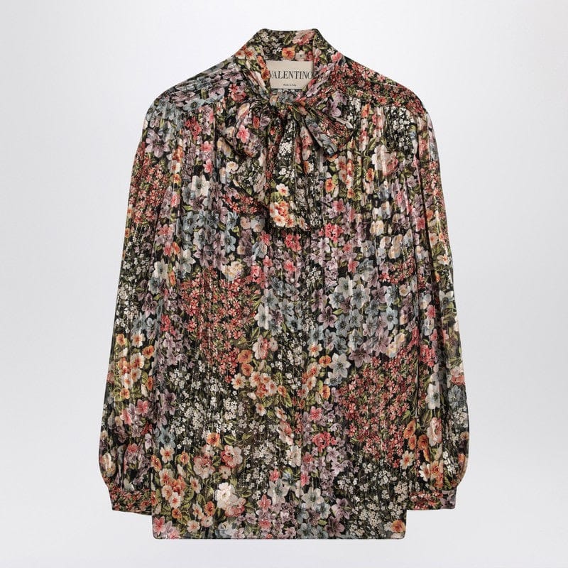 Shirts & Tops Valentino Garavani - Silk blouse with floral print - 42 IT Brand